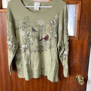 Morning Sun long sleeved Christmas t-shirt size 2X